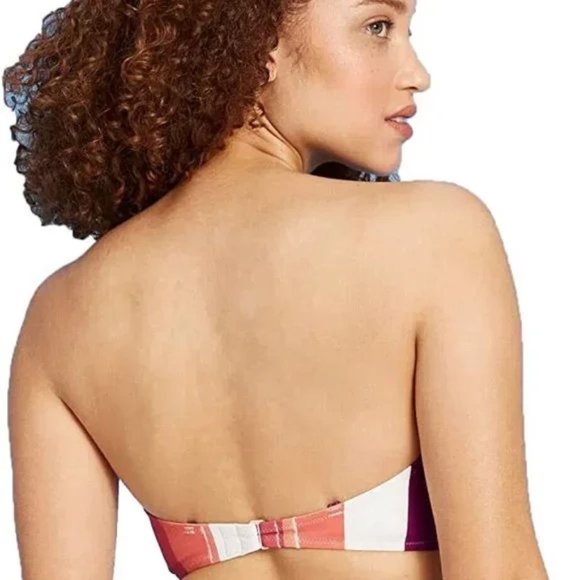 Shade & Shore Padded Bandeau Bikini Top w/Removable Straps - Size 36DD (XL) - Picture 3 of 16